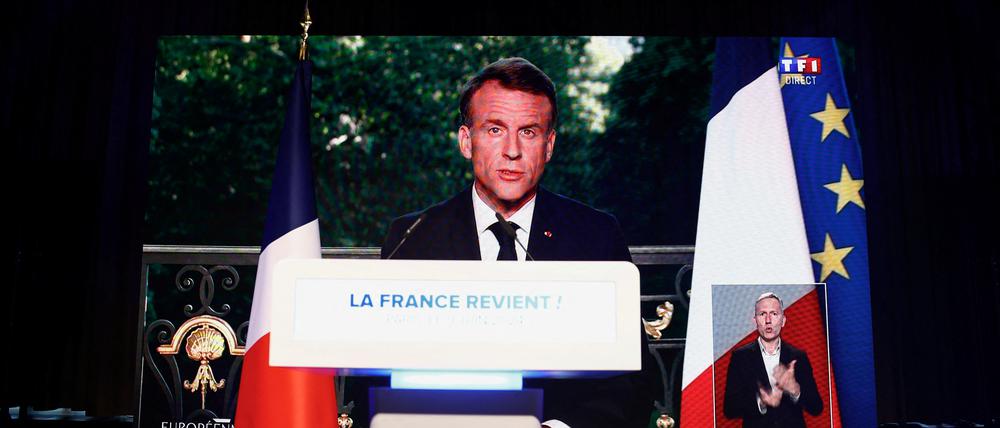 Frankreichs Präsident Emmanuel Macron