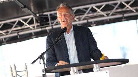 Michael von der Schulenburg im Europawahlkampf in Hamburg (Archivbild).