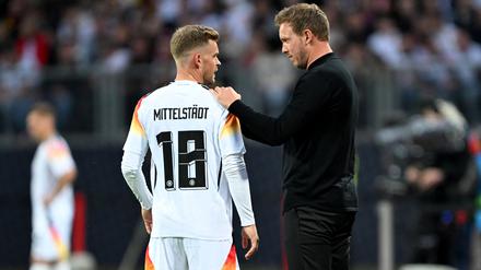 Sein Mann für links. Bundestrainer Julian Nagelsmann setzt auf den früheren Berliner Maximilian Mittelstädt.