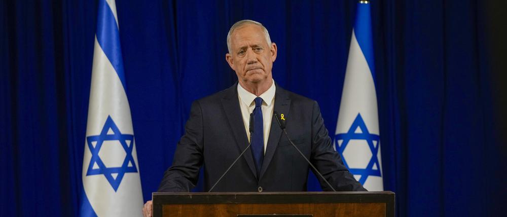 Benny Gantz gilt als größter politischer Rivale von Israels Premier Benjamin Netanjahu.