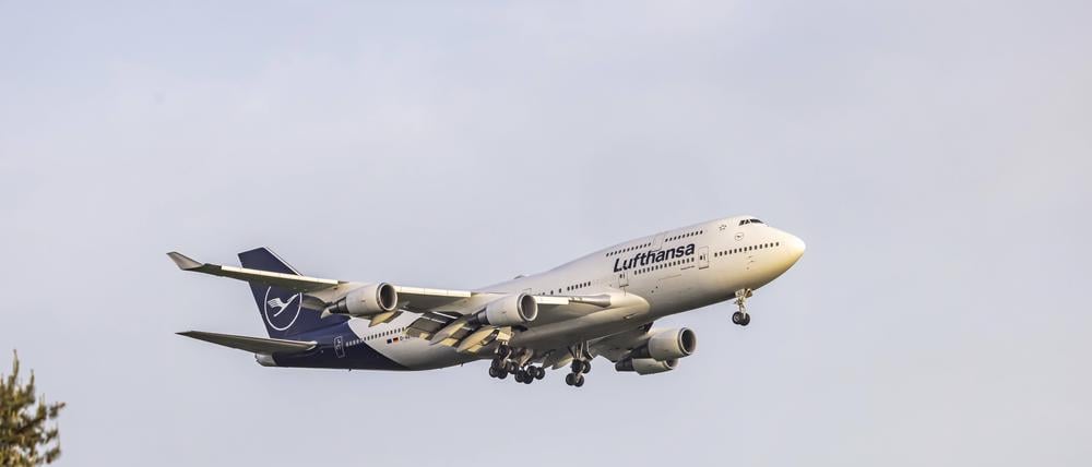 Ein Lufthansa-Flieger.