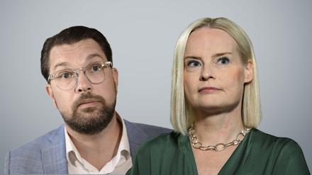 Ernüchtert: Nach Jahren des Erfolgs müssen Jimmie Åkesson  aus Schweden und Riikka Purra aus Finnland jetzt herbe Niederlagen einstecken.