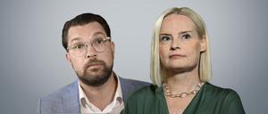 Ernüchtert: Nach Jahren des Erfolgs müssen Jimmie Åkesson  aus Schweden und Riikka Purra aus Finnland jetzt herbe Niederlagen einstecken.