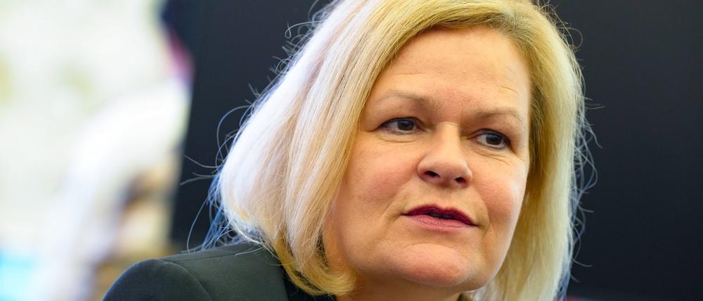 Bundesinnenministerin Nancy Faeser.