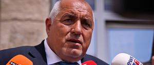 Der Vorsitzende der GERB-Partei und ehemalige Premierminister Bojko Borissow. 