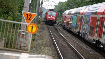 Zwei Regionalzüge der Deutschen Bahn (Symbolbild).