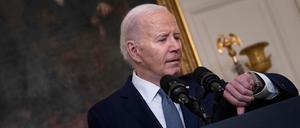 Keine Zeit verschwenden. Joe Biden dringt auf eine rasche Feuerpause in Gaza.