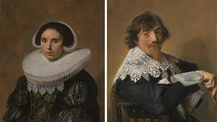 Doppelbildnis eines Paares: Frans Hals malte die jungen Eheleute Duifje van Gerwen und Jan van de Poll etwa 1637.