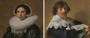 Doppelbildnis eines Paares: Frans Hals malte die jungen Eheleute Duifje van Gerwen und Jan van de Poll etwa 1637.