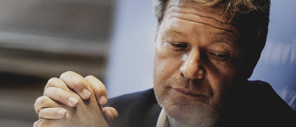 Bundesminister fuer Wirtschaft und Klimaschutz und Vizekanzler Robert Habeck.