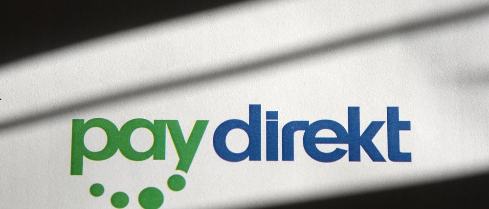 Das Logo des Online-Bezahlsystems Paydirekt. 