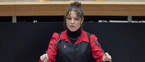 Anne Helm und Tobias Schulze (nicht im Bild) sind die neuen Fraktionschefs der Linken in Berlin.