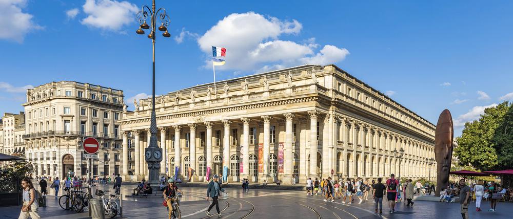 Das Grand Théâtre von Bodeaux wurde 1780 eingeweiht.