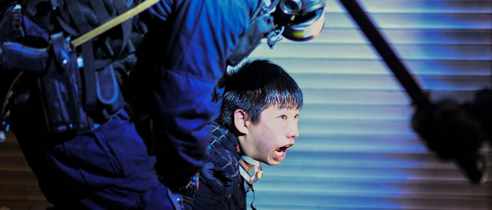 Bei den Protesten in Hongkong wurden viele Menschen festgenommen.