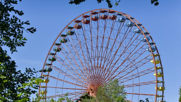 Riesenrad, Spreepark, Plänterwald, Treptow, Treptow-Köpenick, Berlin, Deutschland Foto: imago images / Schöning