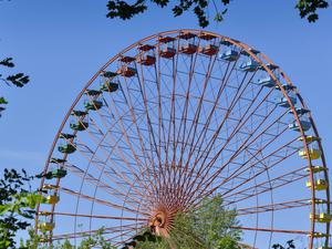 Riesenrad, Spreepark, Plänterwald, Treptow, Treptow-Köpenick, Berlin, Deutschland Foto: imago images / Schöning