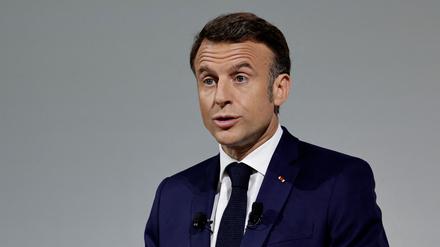 Am Mittwoch gab sich Emmanuel Macron auf einer Pressekonferenz kämpferisch.