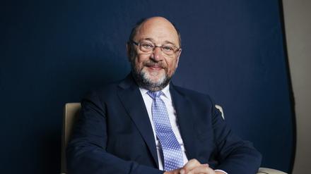 Martin Schulz (SPD),  ehemaliger Präsident des Europäischen Parlaments, im Interview mit Daniel Friedrich Sturm und Anja Wehler-Schöck.