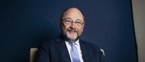 Martin Schulz (SPD),  ehemaliger Präsident des Europäischen Parlaments, im Interview mit Daniel Friedrich Sturm und Anja Wehler-Schöck.