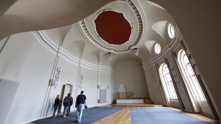 Der Plenarsaal ist für die Rathaus-Sanierung leergeräumt. Die Stadtverordnetenversammlung nutzt ihn aber schon seit einigen Jahren nicht mehr. 