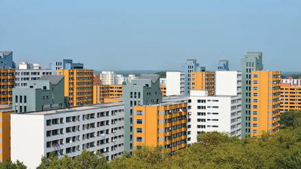 Die AfD war in vielen Großsiedlungen stark wie hier im Märkischen Viertel.