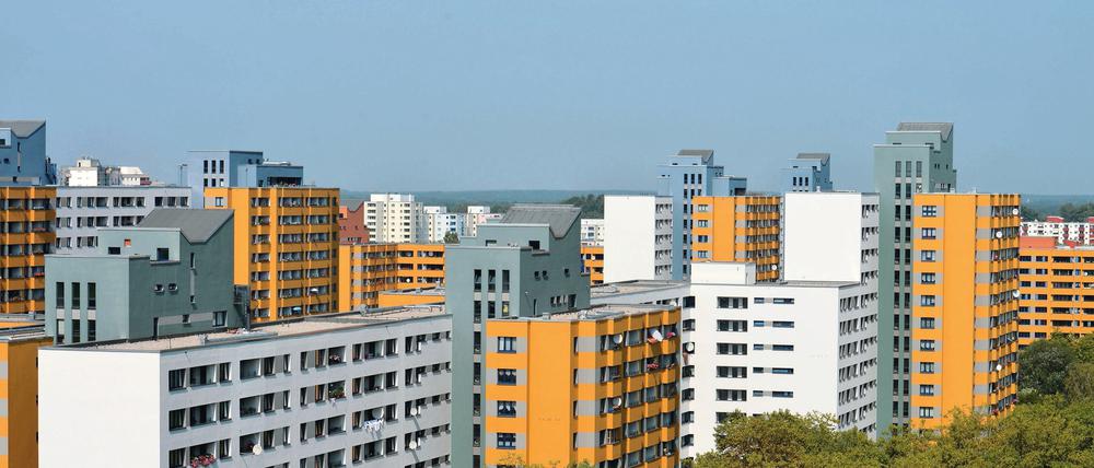 Die AfD war in vielen Großsiedlungen stark wie hier im Märkischen Viertel.