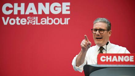 Der Chef der Labour-Partei Keir Starmer verspricht vor der Wahl am 4. Juli vor allem eins: den Wechsel.