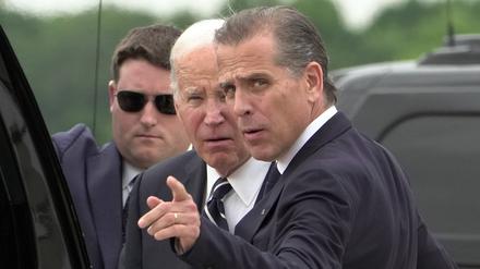 US-Präsident Joe Biden mit seinem Sohn Hunter Biden