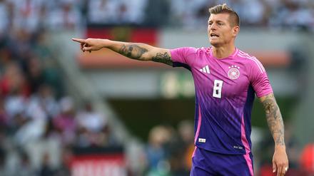 Toni Kroos am 07.06.2024 im Länderspiel gegen Griechenland.
