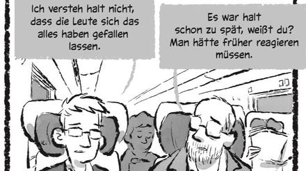 Eine Szene aus „Columbusstraße“ von Tobi Dahmen.