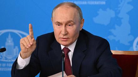 Wladimir Putin in Moskau.