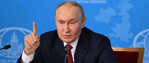 Wladimir Putin in Moskau.