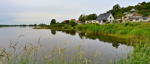 Der deutsch-polnische Grenzfluss Oder.