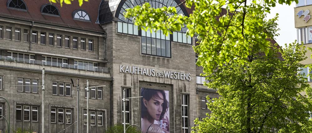 Das Luxuskaufhaus KaDeWe an der Berliner Tauentzienstraße.