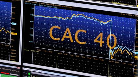 Für den CAC 40 ging es ordentlich bergab.
