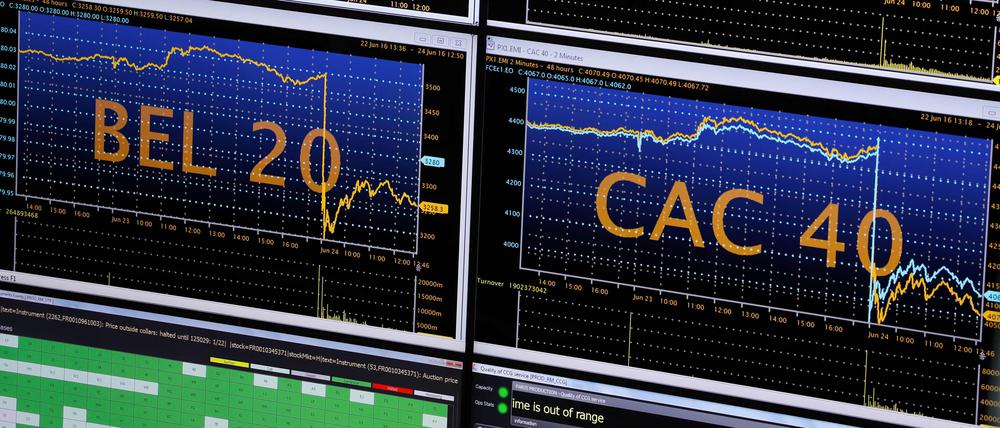 Für den CAC 40 ging es ordentlich bergab.
