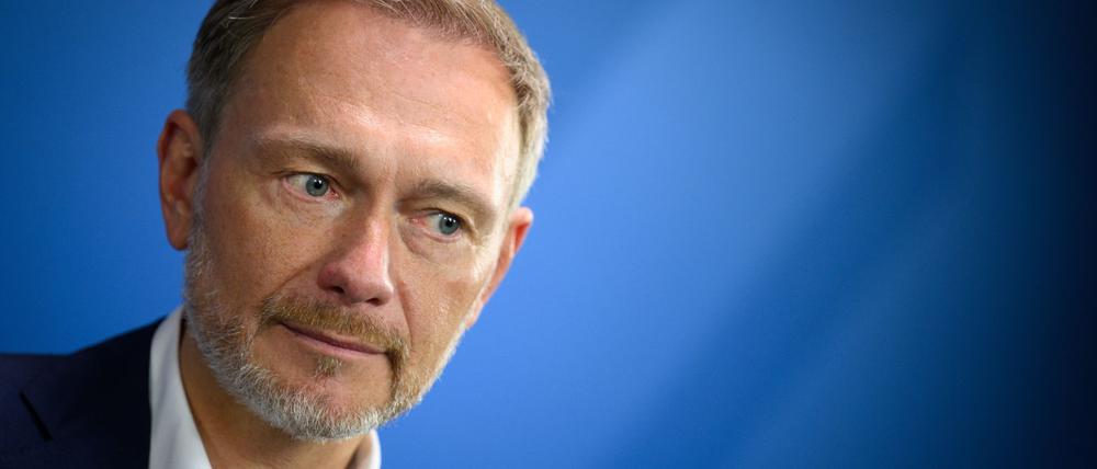 Der Bundesfinanzminister Christian Lindner (FDP).