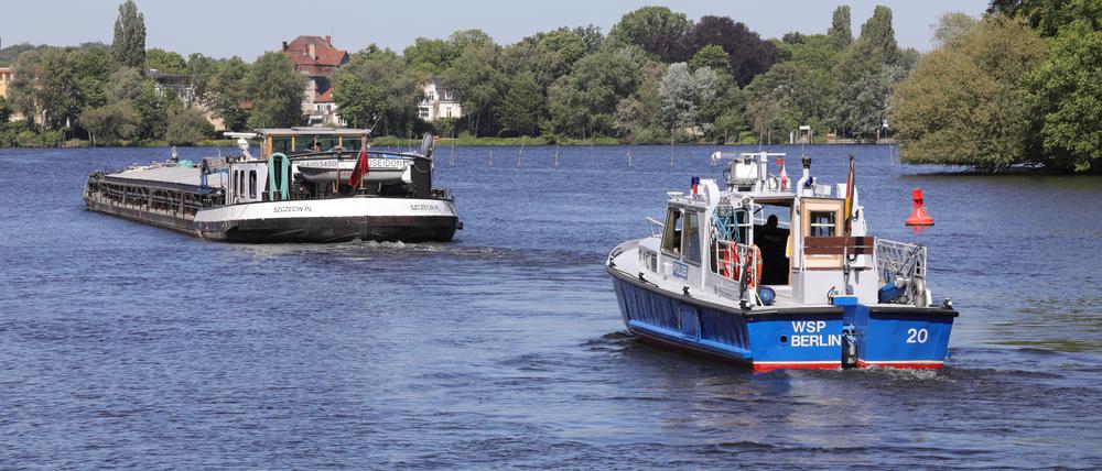 Wasserschutzpolizei auf der Havel in Potsdam (Symbolbild)