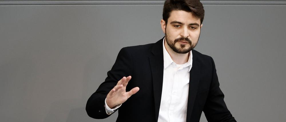 Jan Dieren (SPD) spricht bei der Debatte des Deutschen Bundestages Bürokratiearme Regelung der Arbeitszeiterfassung.