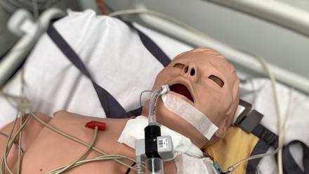 Eine OP-Puppe im Trainingszentrum der Berliner Charité.