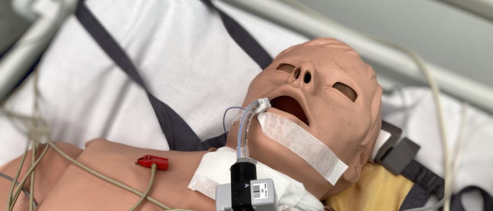 Eine OP-Puppe im Trainingszentrum der Berliner Charité.