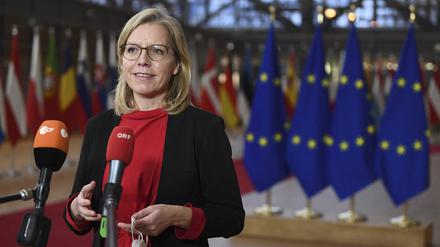 Österreichs grüne Klima- und Umweltministerin Leonore Gewessler. 