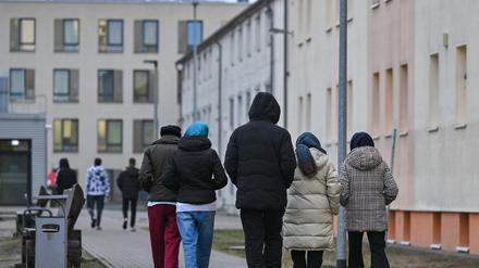 Die Zentrale Erstaufnahmeeinrichtung für Asylbewerber (ZABH) des Landes Brandenburg in Eisenhüttenstadt. 