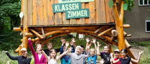Lernen im Grünen: Im Tierpark hat ein Naturlehrpfad eröffnet.