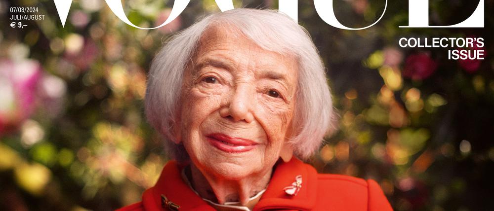 Die Holocaust-Überlebende Margot Friedländer auf dem Titel der „Vogue“.