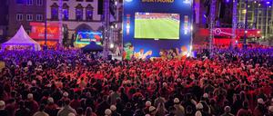 Die Fanzone in Dortmund bleibt am Dienstag geschlossen.
