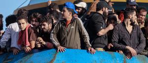 Ankunft eines Flüchtlingsbootes auf der griechischen Insel Kreta (Archivbild).