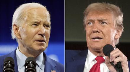 Am Donnerstag treten US-Präsident Joe Biden und der Republikaner Donald Trump in einer TV-Debatte gegeneinander an.
