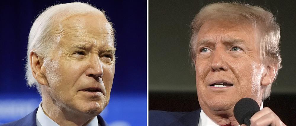 Am Donnerstag treten US-Präsident Joe Biden und der Republikaner Donald Trump in einer TV-Debatte gegeneinander an.