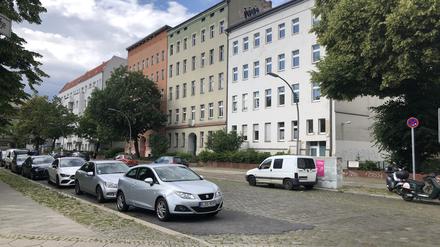 Die Häuser der Tegeler Straße im Wedding.